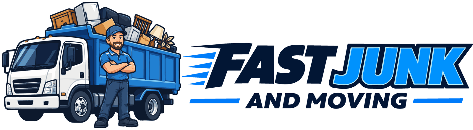 Fast Junk And Moving Header logo